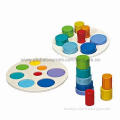 2013 educational wooden geometric building blocks for kids, with cheap and lowest price, non-toxic